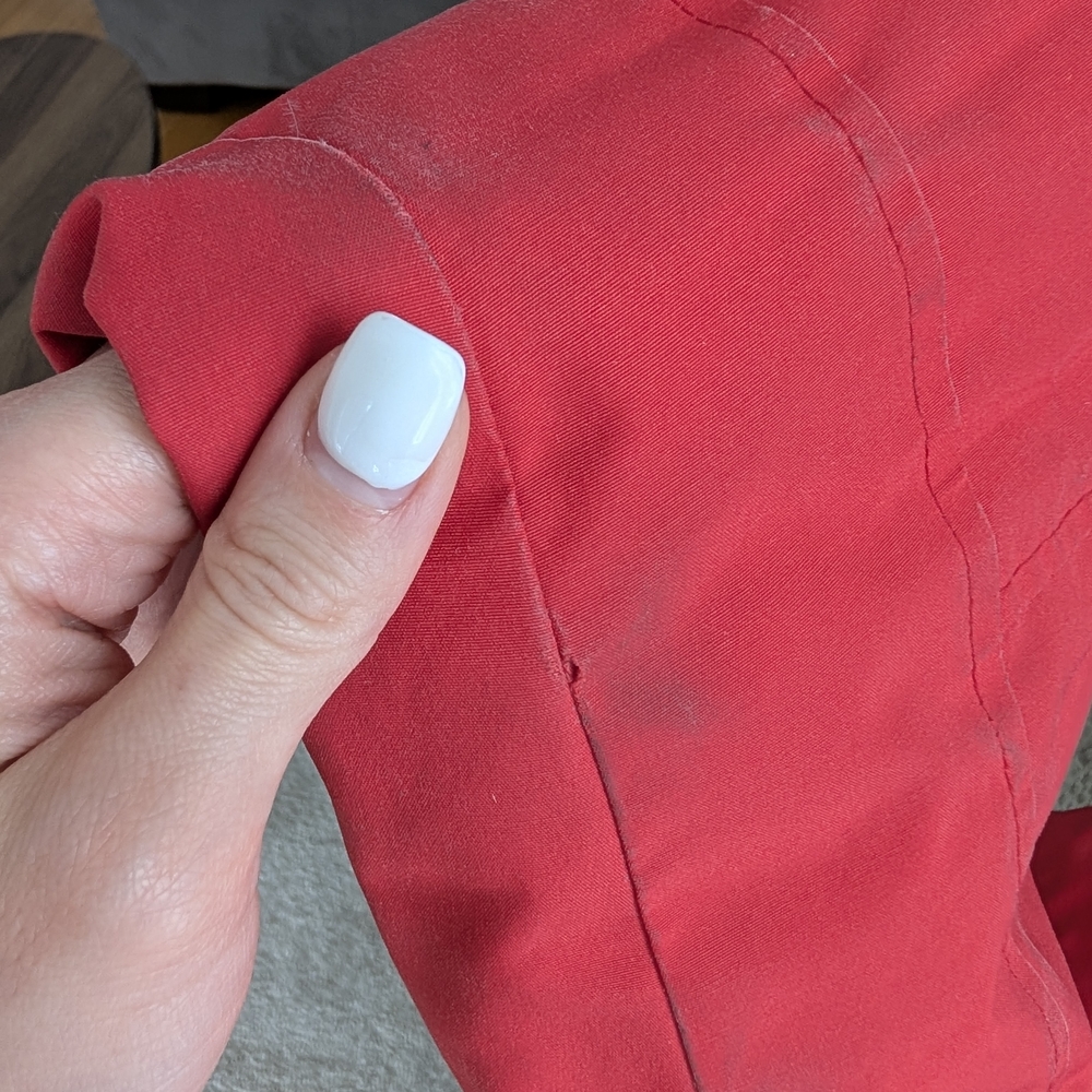 Canada Goose Red and Black Winter Jacket - Picture 7 of 8